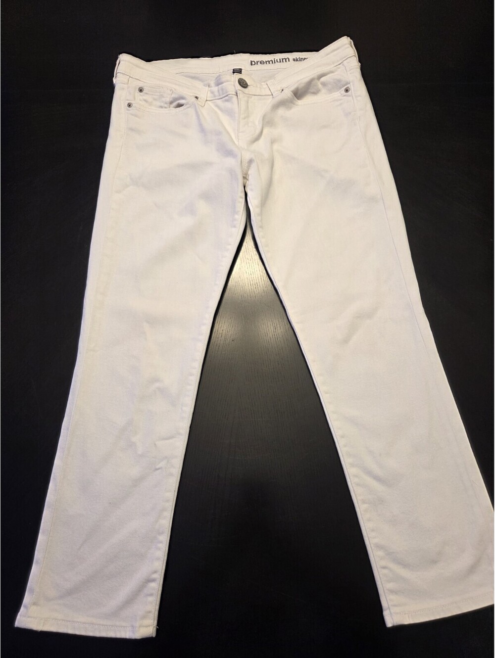 Gap Premium Skinny White Jeans Size 10/30a